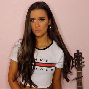 Brown human hair extensions